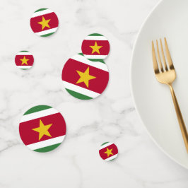 Suriname vlag confetti
