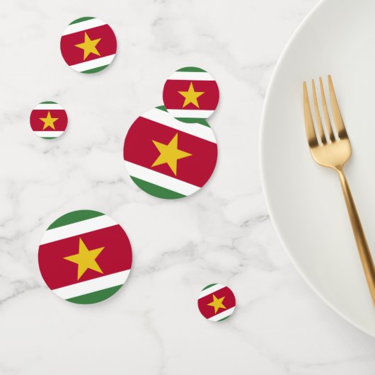 Suriname vlag confetti (Groep)
