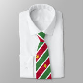 Suriname Vlag Stropdas (Gebonden)