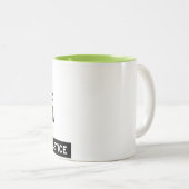 SURJ San Diego Mok - Lime Green Two-Tone (Voorkant rechts)