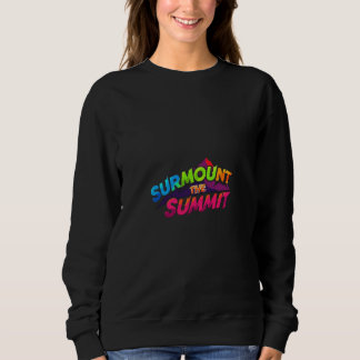 Surmonter le sommet" sweatshirt
