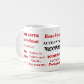 Surnoms comptables Mug (Devant gauche)