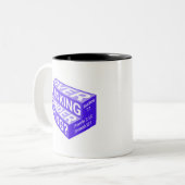 Surpenser et sous-prier Mug w verses (violet) (Devant gauche)