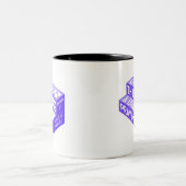 Surpenser et sous-prier Mug w verses (violet) (Centre)