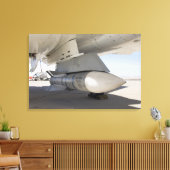 Surpluszee Phoenix-raketten Canvas Afdruk (Insitu (Woonkamer))