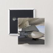 Surpluszee Phoenix-raketten Vierkante Button 5,1 Cm (Voorkant /achterkant)