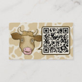 Surpris Carte de visite de vache (Dos)