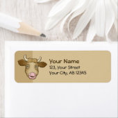 Surpris Étiquette de vache (En situation)