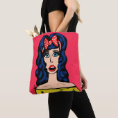 Surpris ! Sac en toile (De près)