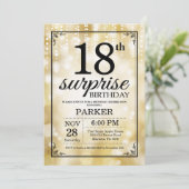 Surprise 18e anniversaire Invitation Parties scint (Debout devant)