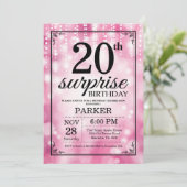 Surprise 20e anniversaire Invitation Parties scint (Debout devant)