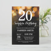 Surprise 20e anniversaire Invitation Parties scint (Debout devant)
