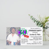 Surprise 30e anniversaire de fête Photo Invitation (Debout devant)