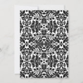 Surprise 30e Anniversaire - Invitation Noir Or Rou (Dos)