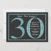 Surprise 30e anniversaire Invitation Parties scint (Devant)