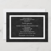 Surprise 40e anniversaire de fête Invitation table (Dos)