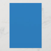 Surprise 40e anniversaire Invitation Bleu et or (Dos)