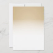 Surprise 40e anniversaire Invitation Gold (Dos)