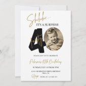 Surprise 40e anniversaire Invitation Photo Anniver (Devant)