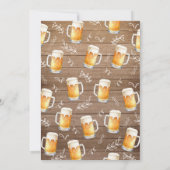 Surprise 40th Birthday Rustic Chalkboard Kaart (Achterkant)