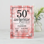 Surprise 50e anniversaire Invitation Parties scint (Debout devant)