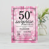 Surprise 50e anniversaire Invitation Parties scint (Debout devant)
