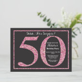 Surprise 50e anniversaire Invitation Parties scint (Debout devant)