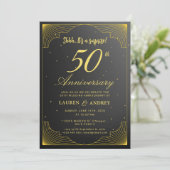 Surprise 50th Wedding Anniversary Kaart (Staand voorkant)