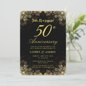 Surprise 50th Wedding Anniversary Kaart (Staand voorkant)