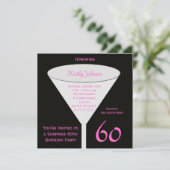 Surprise 60e anniversaire de fête Invitation (Debout devant)