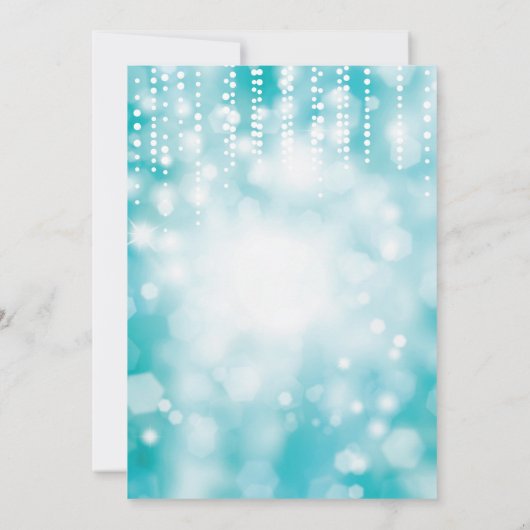 Surprise 60e anniversaire Invitation Parties scint (Dos)