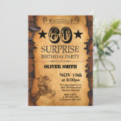 Surprise 60e Invitation Occidentale Anniversaire (Debout devant)