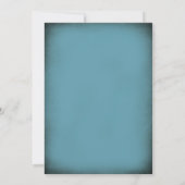 Surprise 60th Birthday Invitation - Blue White Kaart (Achterkant)