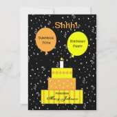 Surprise 70e anniversaire de fête Invitation (Devant)