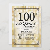 Surprise 90e anniversaire Invitation Parties scint (Devant)