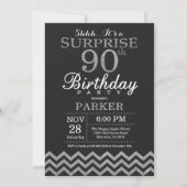 Surprise 90e anniversaire Invitation Parties scint (Devant)