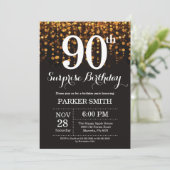 Surprise 90e anniversaire Invitation Parties scint (Debout devant)