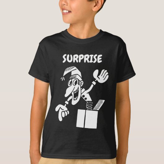 SURPRISE-aansluiting in de doos T-shirt (Voorkant)