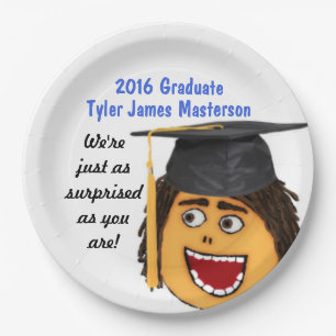 Surprise Afstuderen Afstuderen Cartoon Custom Bord