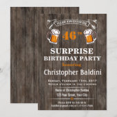 SURPRISE ANNIVERSAIRE INVITATION À TOUT ÂGE (Devant / Derrière)