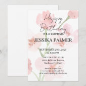 Surprise Birthday Invitation (Devant / Derrière)