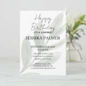 Surprise Birthday Invitation Kaart (Staand voorkant)