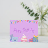 Surprise birthday party Invitation (Debout devant)