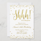 Surprise Birthday Party Invitation Kaart (Voorkant)