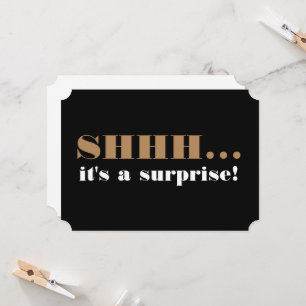 Surprise Birthday Party Invitation Over the Hill Kaart