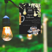 Surprise Black 30th BBQ Birthday Invitation