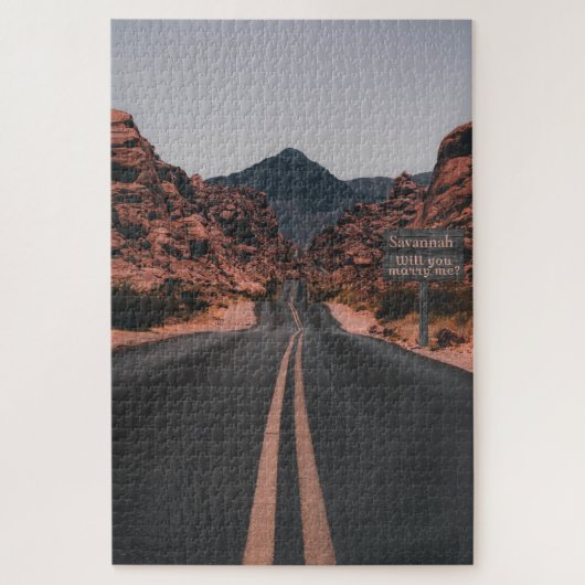 Surprise Canyon Road Marriage Proposition Puzzle (Vertical)