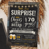 Surprise Cheers and Beers Invitation 70e anniversa