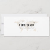 Surprise China Boarding Pass Cadeaubon Kaart (Achterkant)