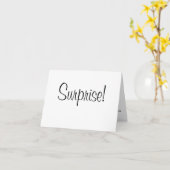 Surprise ! Faire-part de numérisation pour bébé Ta (Fleur jaune)